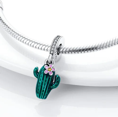 Miniatura 90 de MULA - Dijes de plata de ley 925 para pulseras y collares, colgantes de letras para la familia, cuentas de viaje en avión, dijes de árbol