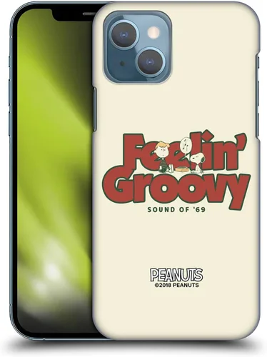 Miniatura 102 de Head Case Designs Funda rígida con licencia oficial de Peanuts Snoopy Woodstock Far Out Woodstock 50th compatible con Apple iPhone 15 Plus