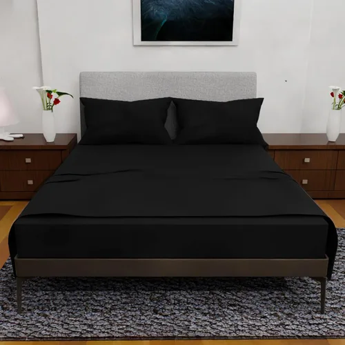 Miniatura 9 de Top Split King - Juego de sábanas para cama ajustable, 4 piezas con bolsillos profundos, sábanas de microfibra de doble cepillado, sábana bajera