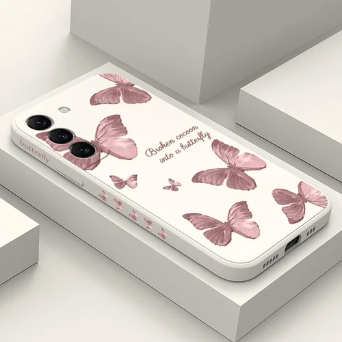 Miniatura 29 de LEECG para Samsung Galaxy S22 Plus, funda de silicona suave con diseños de flores de moda, protector contra caídas y antihuellas para Samsung S22