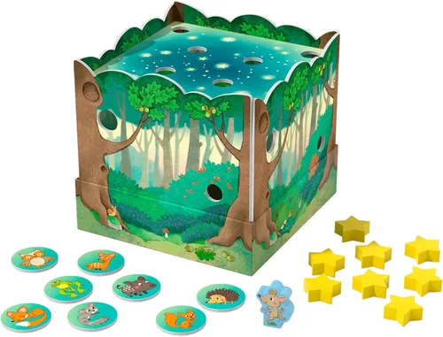 Miniatura 2 de HABA Mis primeros juegos: Amigos del bosque – Juegos 3D de memoria y asociación para niños pequeños, de 2 años en adelante, juguetes educativos