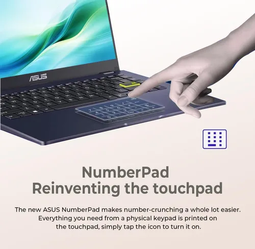 Miniatura 8 de ASUS Vivobook - Laptop con pantalla FHD de 14 pulgadas, procesador Intel Celeron N4500, 4 GB de RAM, almacenamiento de 1.2 TB