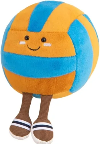 Miniatura 3 de Juguetes de peluche de fútbol americano lindos de 13.7", almohada deportiva de peluche suave rellena para lanzar, regalo de pelota de peluche