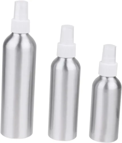 Miniatura 8 de DOITOOL 9pcs Refillable Aluminum Spray Bottles Travel Containers Nozzle for Perfume and Liquid Storage Portable and White