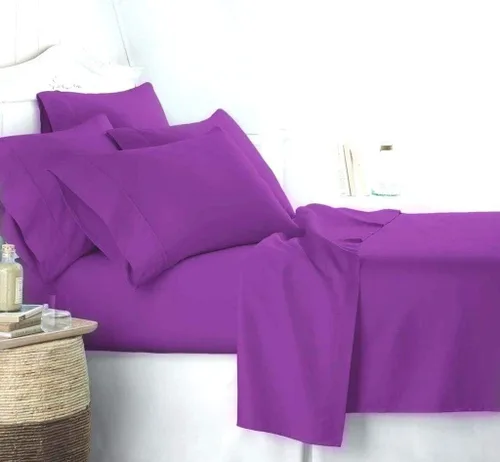 Miniatura 40 de LaxLinen Sábanas Aqua Solid Full, 1 sábana bajera de bolsillo extra profundo para colchones de 18 a 24 pulgadas, calidad egipcia elástica, 600 hilos