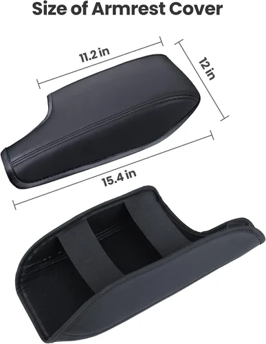 Miniatura 7 de Sinvanho Funda para Reposabrazos de Consola Central para Subaru 2018-2023 Crosstrek y 2017-2023 Impreza, Funda Protectora de Tapa de Caja de Negro
