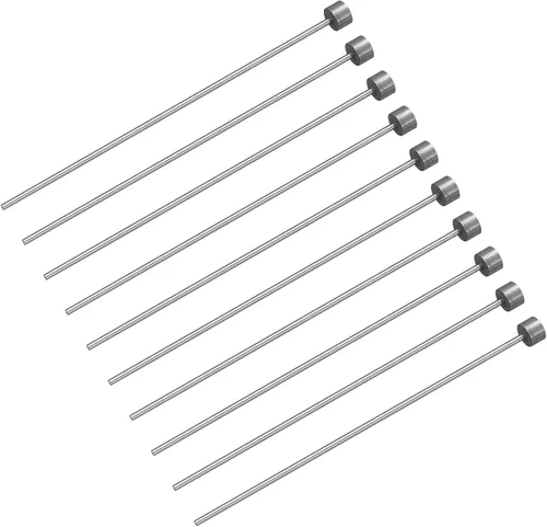 Miniatura 7 de uxcell Pasadores eyectores rectos, 0.118 in (1/8 ") de diámetro. Punzón de punta redonda de acero 65Mn 100 mm (4 ") de largo para mantenimiento