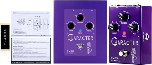 Miniatura 8 de Pedal de efectos vocales FLAMMA FV03 Procesador de voz Amplificador vocal Stompbox Efectos de cambio de voz que suenan como Robot Masculino Femenino