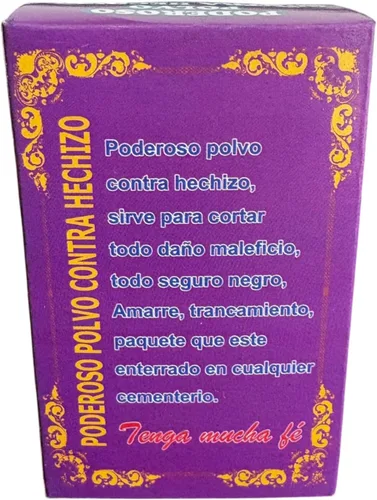 Miniatura 4 de Contra Hechizo, Contra Hechizo Polvo - Aleja Brujeria, Mal de ojo, Contra Envidia, Polvo Contra hechizo Against Evil eye