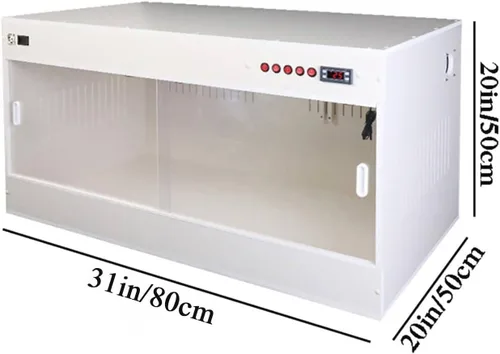 Miniatura 8 de Incubadora grande para cachorros, incubadora de cachorros, proporciona un ambiente de vida limpio, cálido y cómodo (blanco 31.5 x 19.7 x 19.7 in)