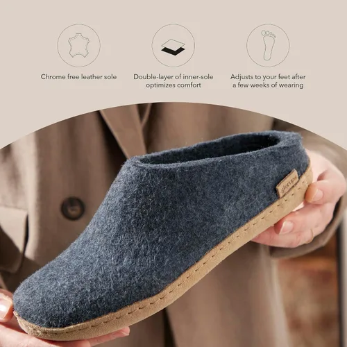 Miniatura 3 de Glerups Pantuflas modelo B para mujer