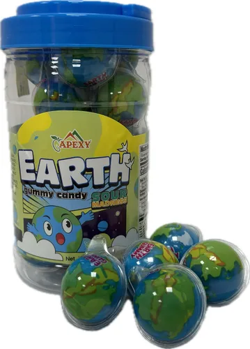 Miniatura 12 de Apexy Mixed Planets - Dulces Gomosos con Centro Líquido Afrutado Sin Grasa, Divertidos y Deliciosos Dulces Temáticos del Espacio Ideales