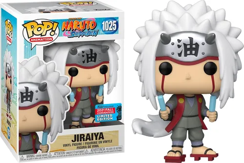 Miniatura 6 de Funko Pop! Naruto Shippuden - Jiraiya con paleta, figura de vinilo exclusiva de la convención de otoño 2021 #1025