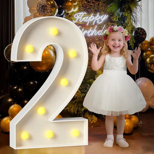Miniatura 55 de Mixifox Letras O de marquesina de 3 pies, letras grandes iluminadas de 3 pies de alto con luces, letra grande para boda, compromiso, graduación