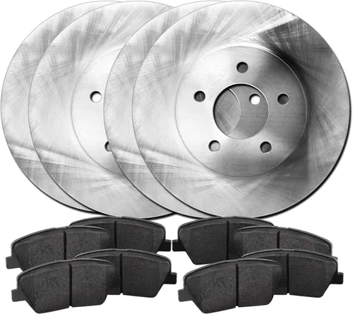 Miniatura 32 de Hart Brakes Kit de frenos y rotores traseros Pastillas de freno traseras Rotores y pastillas de freno Pastillas de freno y rotores de cerámica