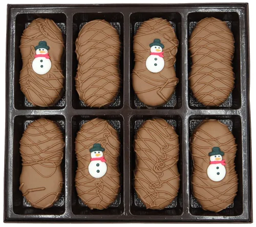 Miniatura 42 de Galletas de la marca Philadelphia Candies cubiertos por ambos lados de chocolate negro y con leche, y crema de cacahuete de la marca Nutter Butter