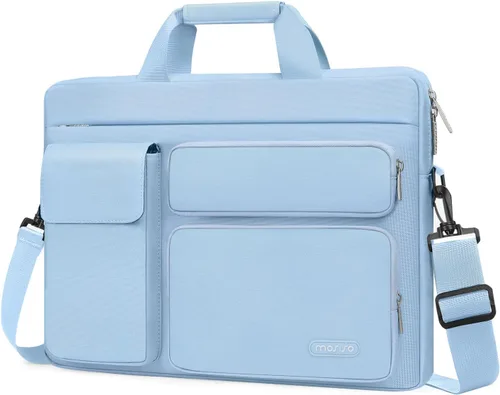 MOSISO - Bolsa de hombro para portátil de 15.6 pulgadas, funda para computadora de 15-15.6 pulgadas compatible con MacBook Pro de 16 pulgadas, HP,
