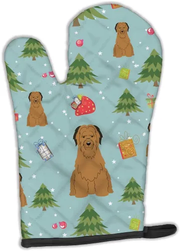 Miniatura 158 de Caroline's Treasures BB2732OVMT Dog House Collection Border Collie - Guante de horno grueso resistente al calor para sartenes calientes y horno