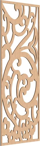 Miniatura 112 de Bridgewater - Paneles de pared decorativos de madera con calado, 9 3/8 pulgadas de ancho x 24 3/8 pulgadas de alto x 1/4 de alto, nogal