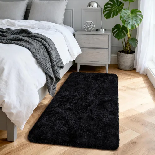 Miniatura 107 de Merelax Alfombra Moderna Suave y Esponjosa Shaggy para Dormitorio Sala de Estar Decoración de Sillas Pequeñas Alfombras Tapetes para Pies Piso, Verde