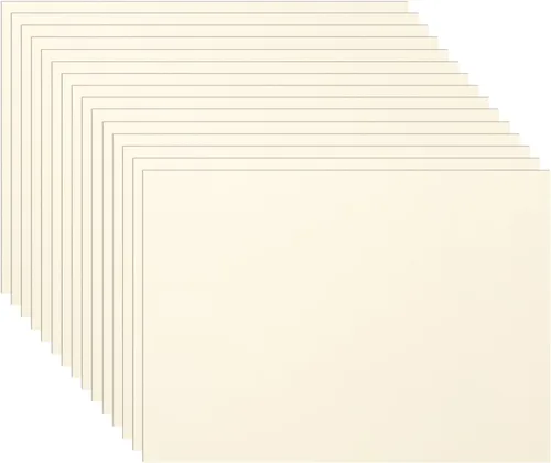 Miniatura 15 de Guakicae 60 hojas de cartulina negra de 4 x 6 pulgadas, papel grueso de 300 gsm/110 libras, papel plano pesado para hacer tarjetas de bricolaje
