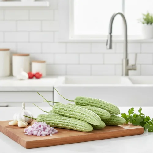 Miniatura 6 de 40 semillas de melón amargo para plantar: semillas de ampalaya y calabaza amarga, semillas de vegetales para jardín doméstico, contenedor o cultivo
