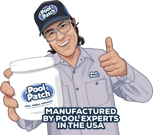 Miniatura 9 de Pool Patch Kit de reparación de guijarros para piscina, 3 libras, color azul caribeño regular