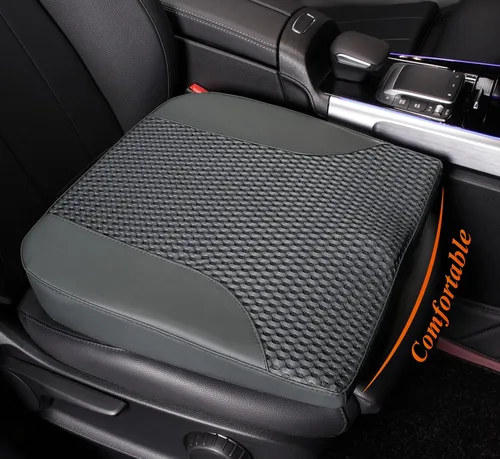 Miniatura 20 de kingphenix Cojín de asiento de automóvil – Almohadilla de espuma viscoelástica para comodidad de conducción – Aumenta la altura y alivia el coxis
