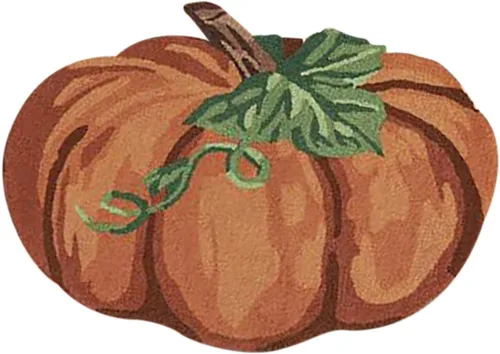 Miniatura 3 de Alfombra de calabaza de otoño, 31 x 22 pulgadas, antideslizante, lavable, tapete de bienvenida, bonito tapete de Halloween, Acción de Gracias