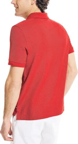 Miniatura 2 de Nautica playera polo clásica de mangas cortas, color sólido, para hombre