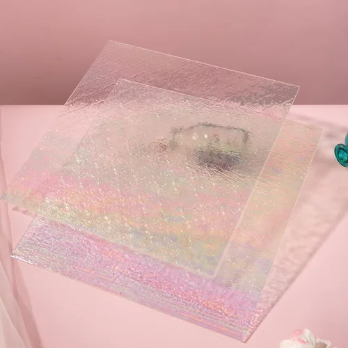 Miniatura 5 de Lanyani Hojas de vitrales transparentes de 12 x 12 pulgadas, vidrio de arte catedral para proyectos de vitrales, manualidades de mosaico, 2 hojas
