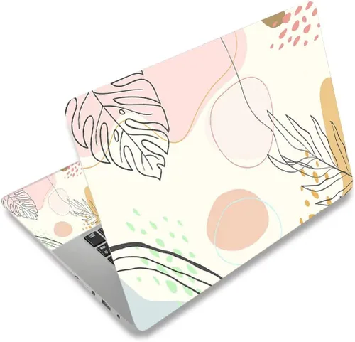 Miniatura 49 de Adhesivo para laptop de 12.1-15.6 pulgadas, calcomanía reutilizable universal de vinilo para laptop, protector de arte impermeable en color panal