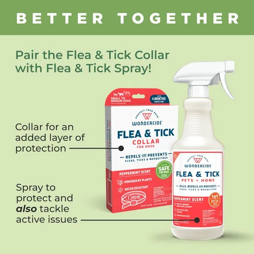 Miniatura 7 de Wondercide Collar para perro, repelente de pulgas, garrapatas y mosquitos para perros, con aceites esenciales naturales, protección de hasta 4 1