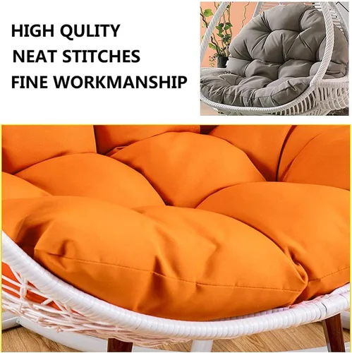 Miniatura 6 de GARCAN Cojín colgante para silla de huevo, cojines gruesos para silla de huevo para exteriores, cojín suave para silla de columpio de huevo, cojines