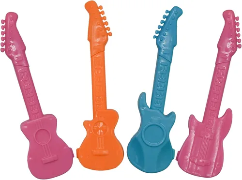 Miniatura 6 de Maydahui 48 mini bolígrafos de guitarra, bolígrafo de música novedosa, color caramelo, estilo simple, tinta azul para estudiantes escolares y fiestas