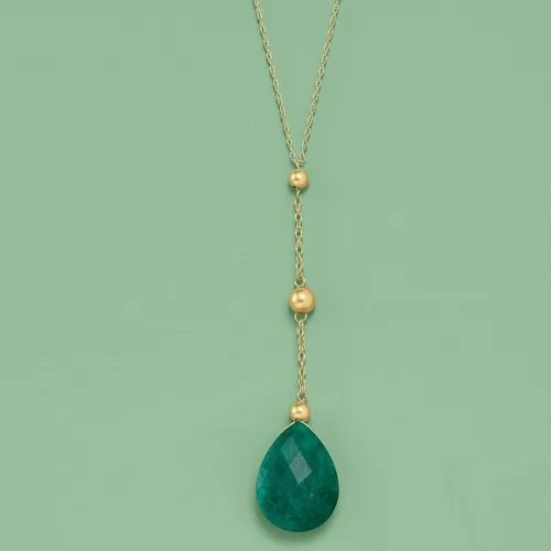 Miniatura 4 de Ross-Simons 1000 Carat Y-Necklace in 14kt Yellow Gold