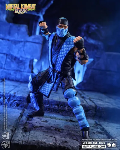 Miniatura 11 de McFarlane Toys - Figura de acción Mortal Kombat Klassic Sub-Zero de 7 pulgadas