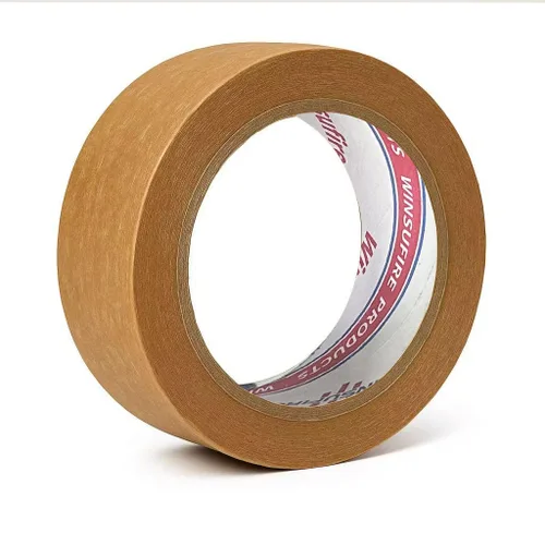 Miniatura 4 de Cinta de embalaje de papel kraft marrón ecológica, embalaje resistente puede biodegradable, orar jadeando, sellado, escritura y fácil de rasgar
