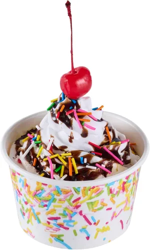 Miniatura 43 de Coppetta - Vasos de postre de 5 onzas, 50 tazas desechables para helado, tapas se venden por separado, cuencos de yogur congelado resistentes