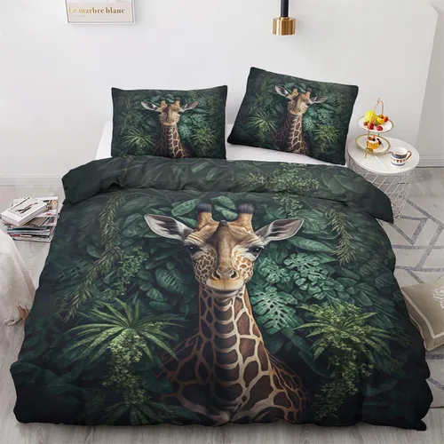 Miniatura 25 de Phoenix Funda de edredón tamaño King Juego de ropa de cama de pájaro de fantasía 3 piezas Funda de edredón con patrón de microfibra suave