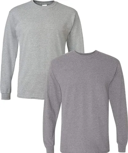 Miniatura 9 de Gildan - Camiseta DryBlend de manga larga para adulto, estilo G8400, paquete de 2