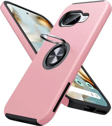 Miniatura 32 de JAME Funda para Google Pixel 7 Pro, Funda de Ajuste Delgado para Pixel 7 Pro con Soporte de Anillo Kickstand
