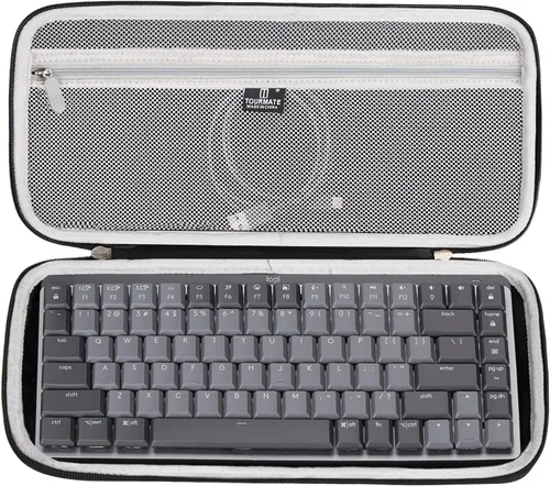 Tourmate Estuche de almacenamiento duro para teclado mecánico de iluminación inalámbrica MX Mini