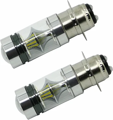 Miniatura 8 de motoparty Para Kawasaki Bayou 220 300 KFX 400 KLX 250R 300 Lakota Prairie 360 400 100W Blanco de Alta Potencia H6 (2 piezas)