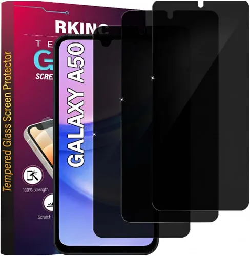 Miniatura 23 de RKINC Protector de pantalla [paquete de 4] para Samsung Galaxy A12 / Galaxy A02S / A12 Nacho, protector de pantalla de vidrio templado, 0.013 in