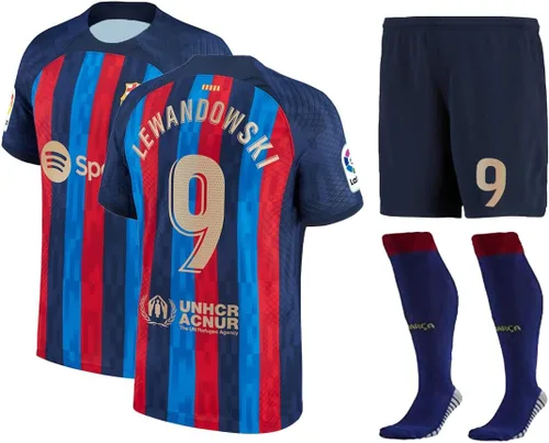 New Spain - Camiseta de fútbol para niños y jóvenes, camiseta y pantalones cortos y calcetines