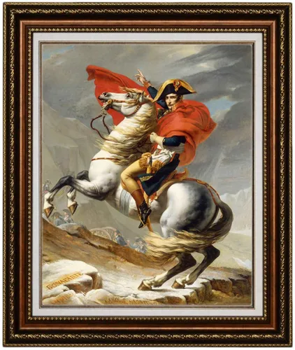 Miniatura 9 de ELITEART - Napoleón cruzando los Alpes por Jacques-Louis David pintura al óleo de reproducción giclée arte de pared impresiones en lienzo Tamaño: 20