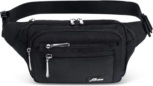 Miniatura 9 de Riñonera para hombres y mujeres, con correa ajustable para entrenamiento al aire libre, viajes, casual, correr, senderismo, ciclismo