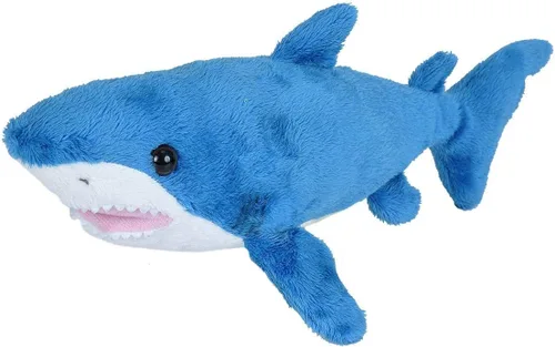 Wild Republic Mako - Peluche de tiburón de peluche, juguete de peluche, regalos para niños, bichos marinos de 11 pulgadas