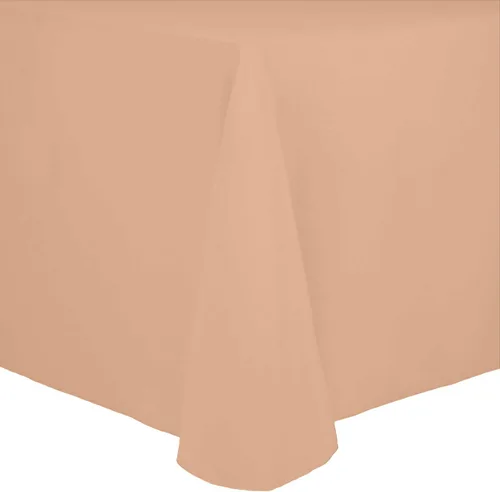 Miniatura 35 de Ultimate Textile Cotton-Feel - Mantel ovalado de poliéster hilado resistente a las manchas y a las arrugas, lavable a máquina, color berenjena, 1